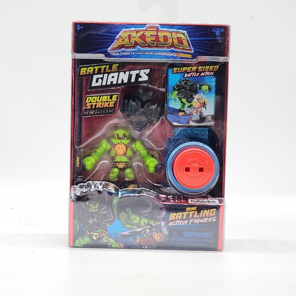 Akedo Ultimate Arcade Warriors Battle Giants Tonk Battling Action Figure New